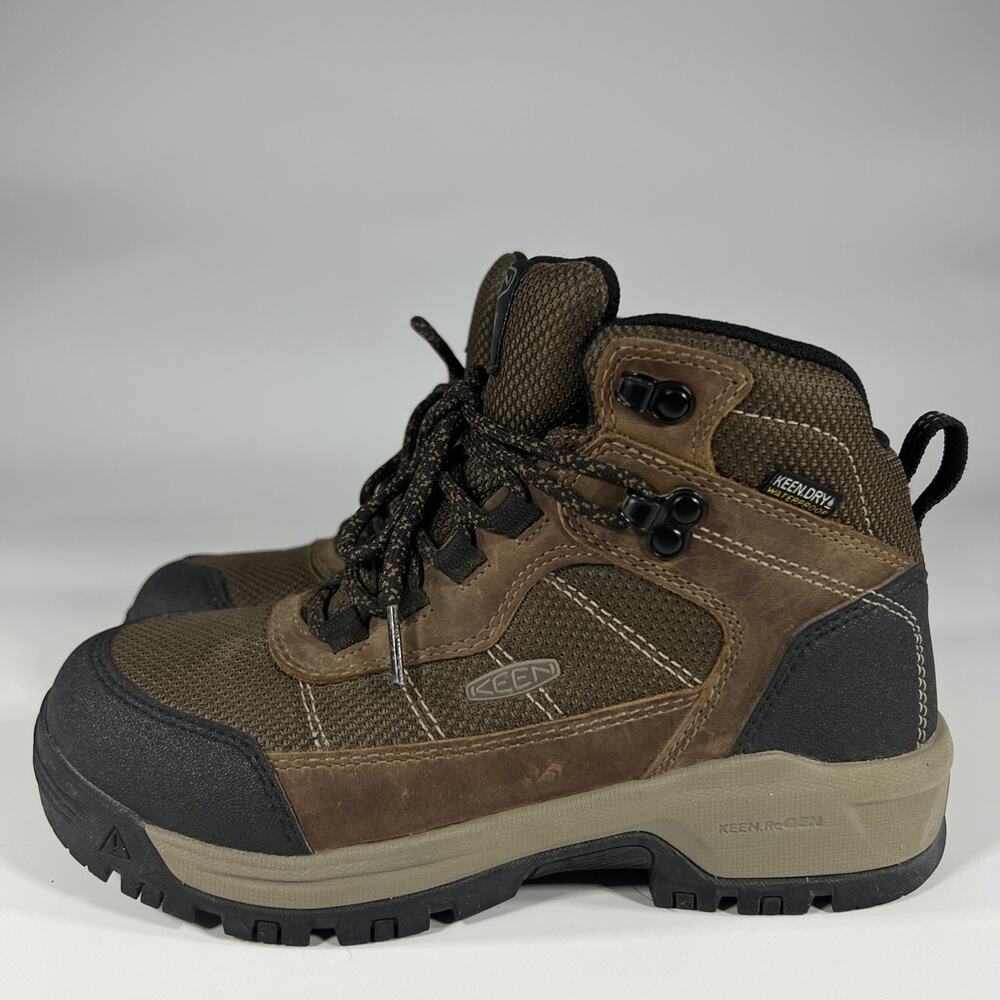 Keen Skokie Hiker Waterproof Brown/Black Women's Size 7 - Picture 2 of 10